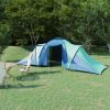 Camping Tent 6 Persons Blue and Green