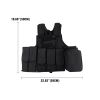 Tactical Vest Military Plate Carrier Molle Police Airsoft Combat Adjustable