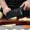 1pc Wolf Tooth Knife; Multifunctional Potato Chips Cutter; Wave Knife; Vegetable Potato Slicer; Fancy Potato Chips Cutting Artifact