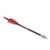 7.5" inch R9 Crossbow Bolts Carbon Arrows 2" Red Vanes with 100grain Broadhead