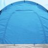 Camping Tent 6 Persons Blue and Light Blue