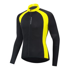 Bicycle road wear cycling quick-drying bicycle cycling wear (Option: Yellow-XL)