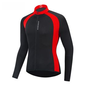 Bicycle road wear cycling quick-drying bicycle cycling wear (Option: Red-M)